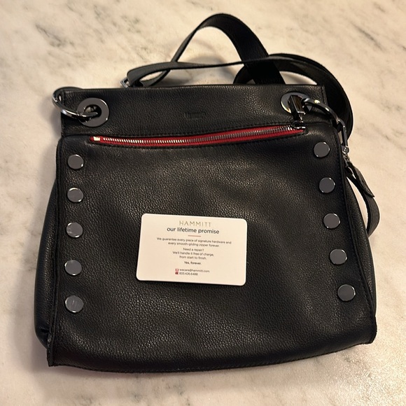 *Hammitt* TONY Medium | Black & Gunmetal | NWT | Dustbag Included | Leather - Picture 4 of 11
